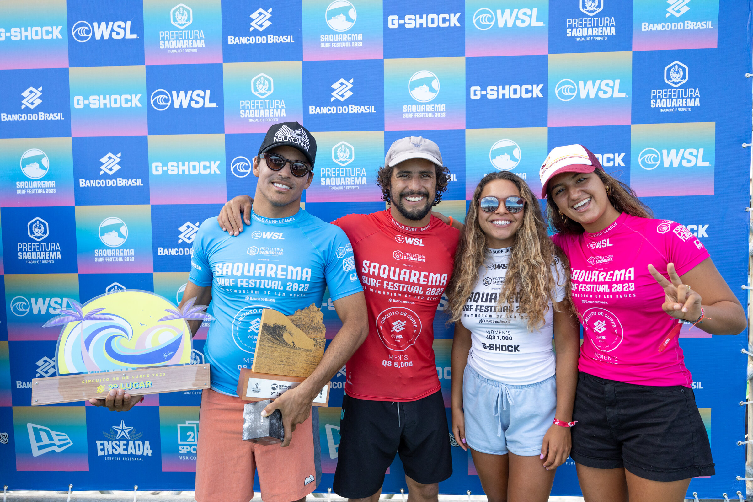 Saquarema Surf Festival termina com quatro vitórias do Brasil 