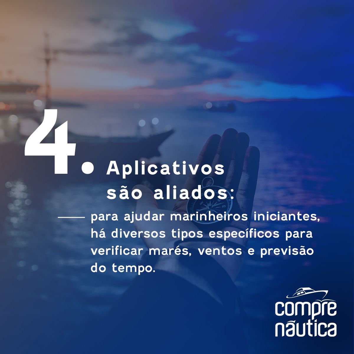 Dicas para marinheiros de primeira viagem