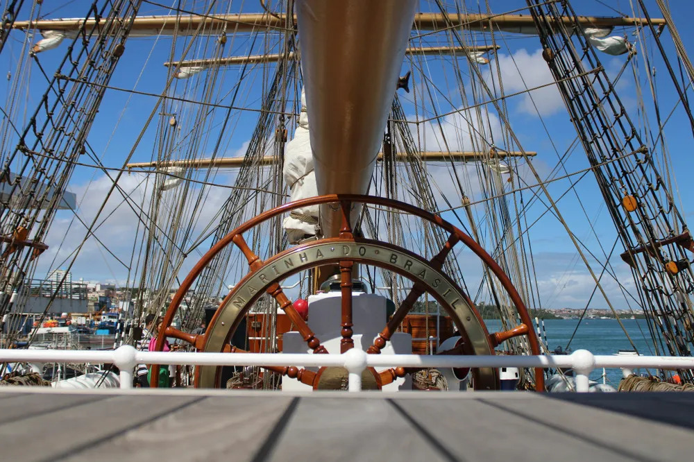 Navio-veleiro Cisne Branco será aberto à visitação amanhã no Porto de Santos