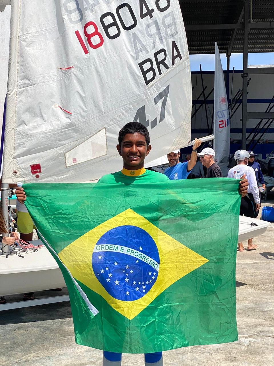 Velejador baiano é campeão no Campeonato Nordeste da Classe ILCA 4