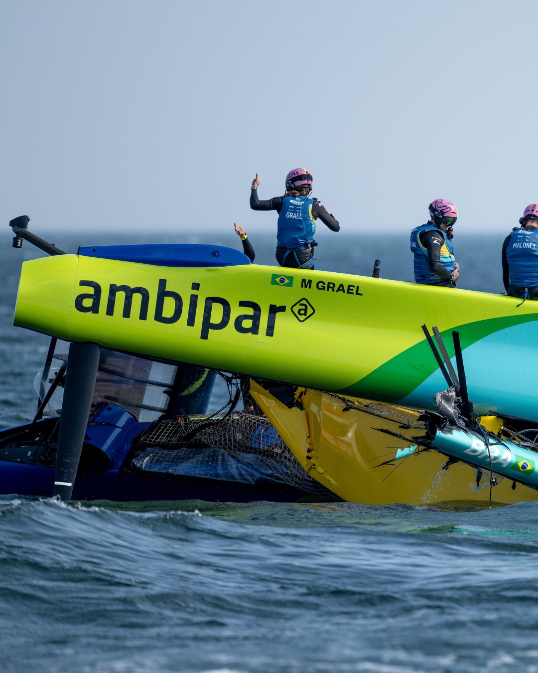 SailGP equipe brasileira não participa de etapa após acidente em treino