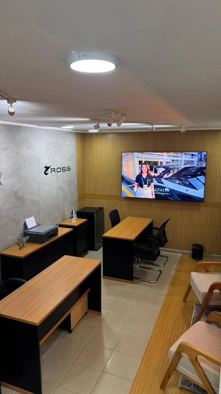 Interior da nova loja da Blessed Náutica em Ribeirão Preto
